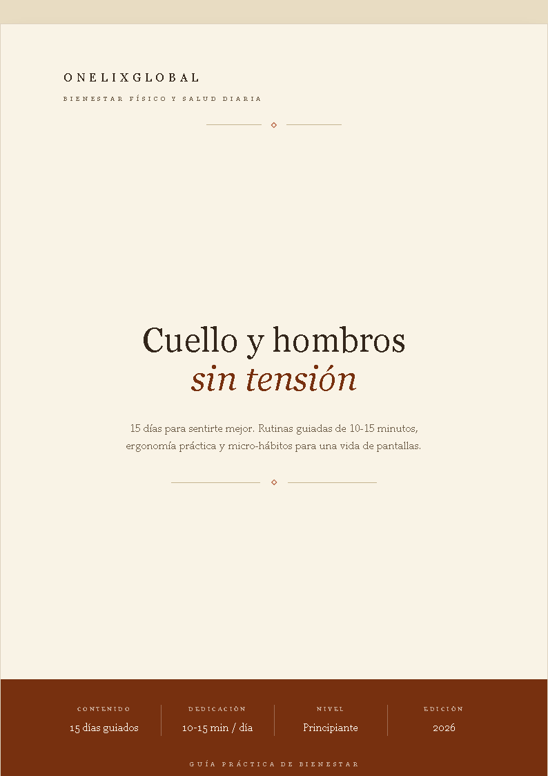 Portada de la guía Cuello y hombros sin tensión